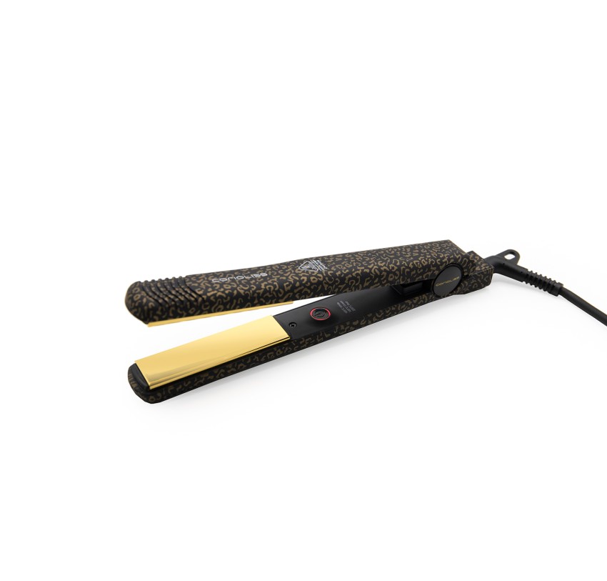 Corioliss C Style Hair Straightener Gold Leopard Soft Touch