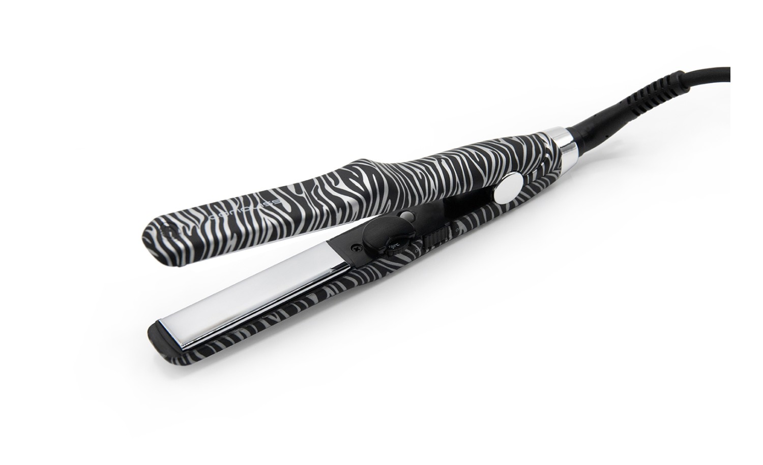 CORIOLISS C TRIP HAIR STRAIGHTENER SILVER ZEBRA SOFT TOUCH